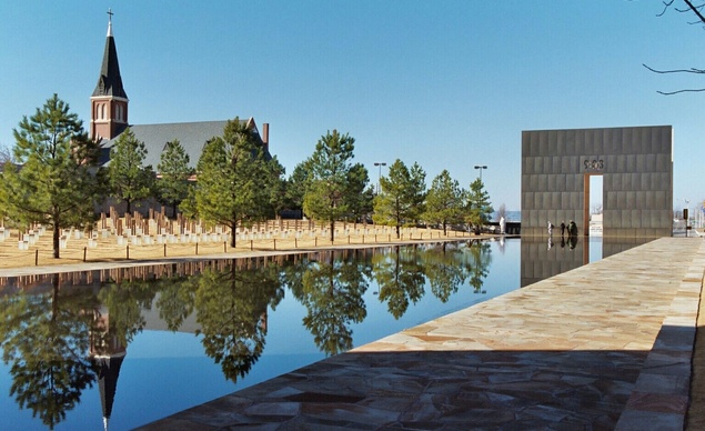 The Oklahoma City National Memorial is a moving tribute to the lives lost in 1995